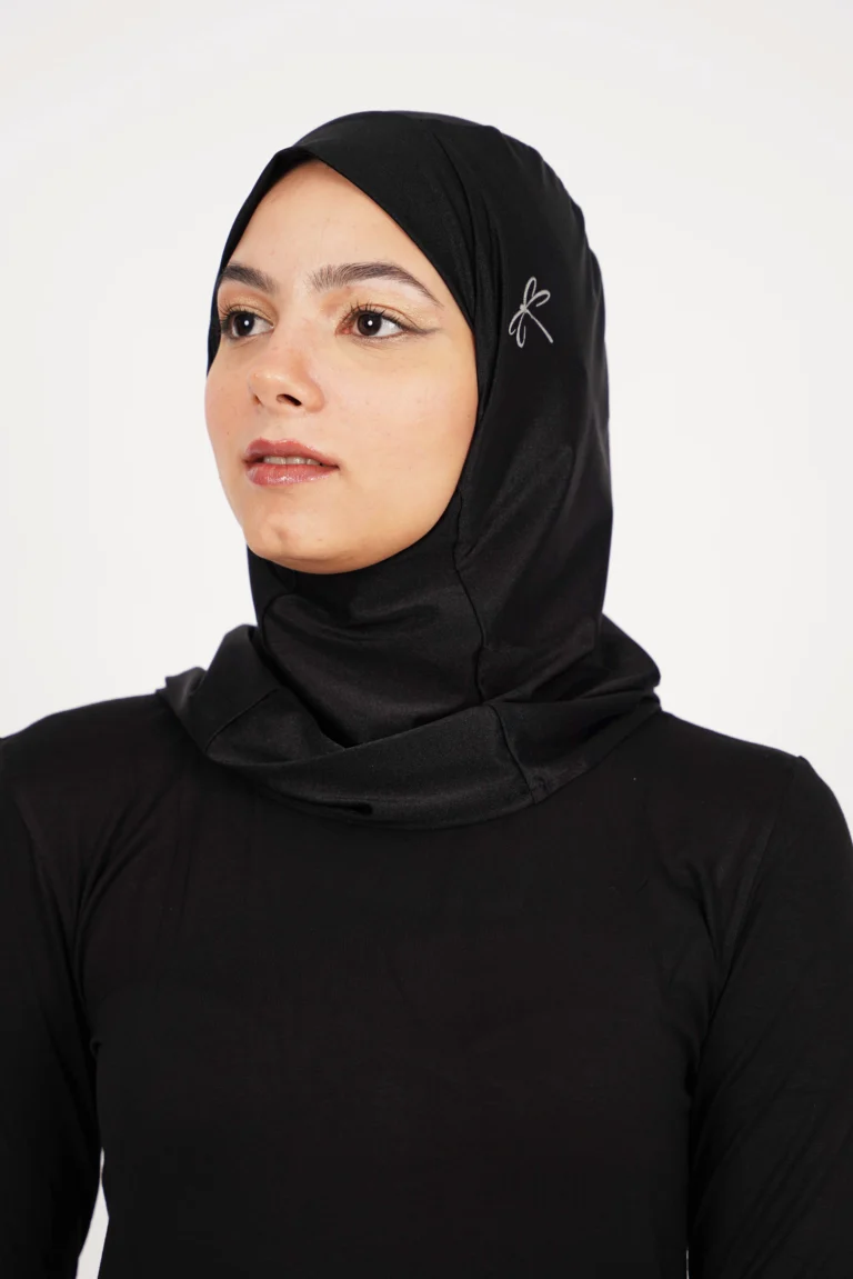 hijab sport noir