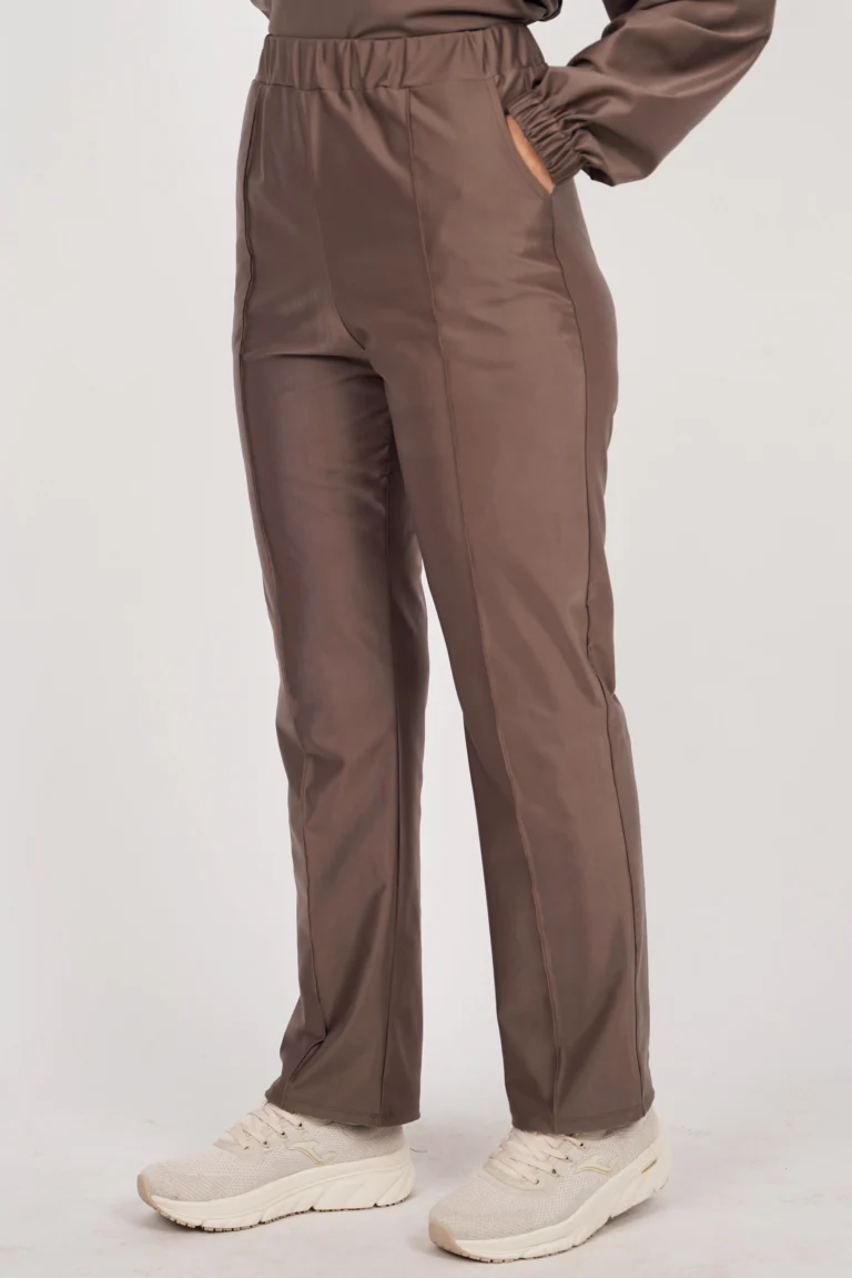 pantalon jogging grège