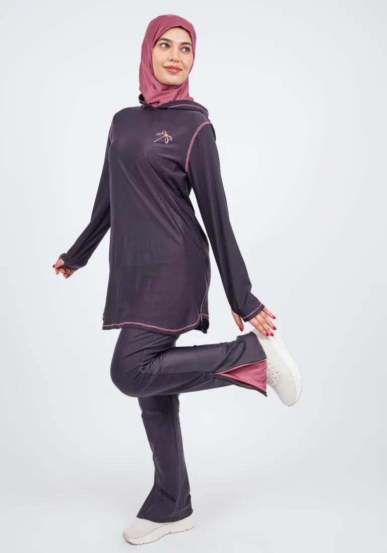 pull de sport femme voilée