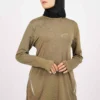 pull de sport vert olive