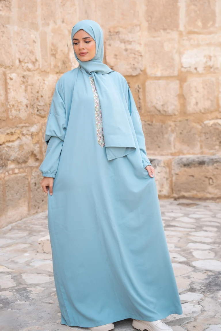 Tenue de prière abaya Vert