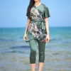 Short Sleeve Modest Swimsuit Maeva