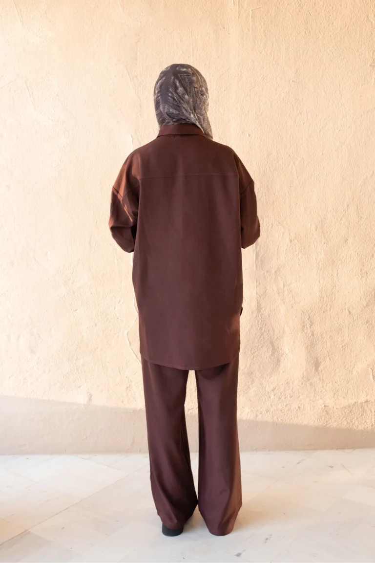 Ensemble Femme Voilée marron