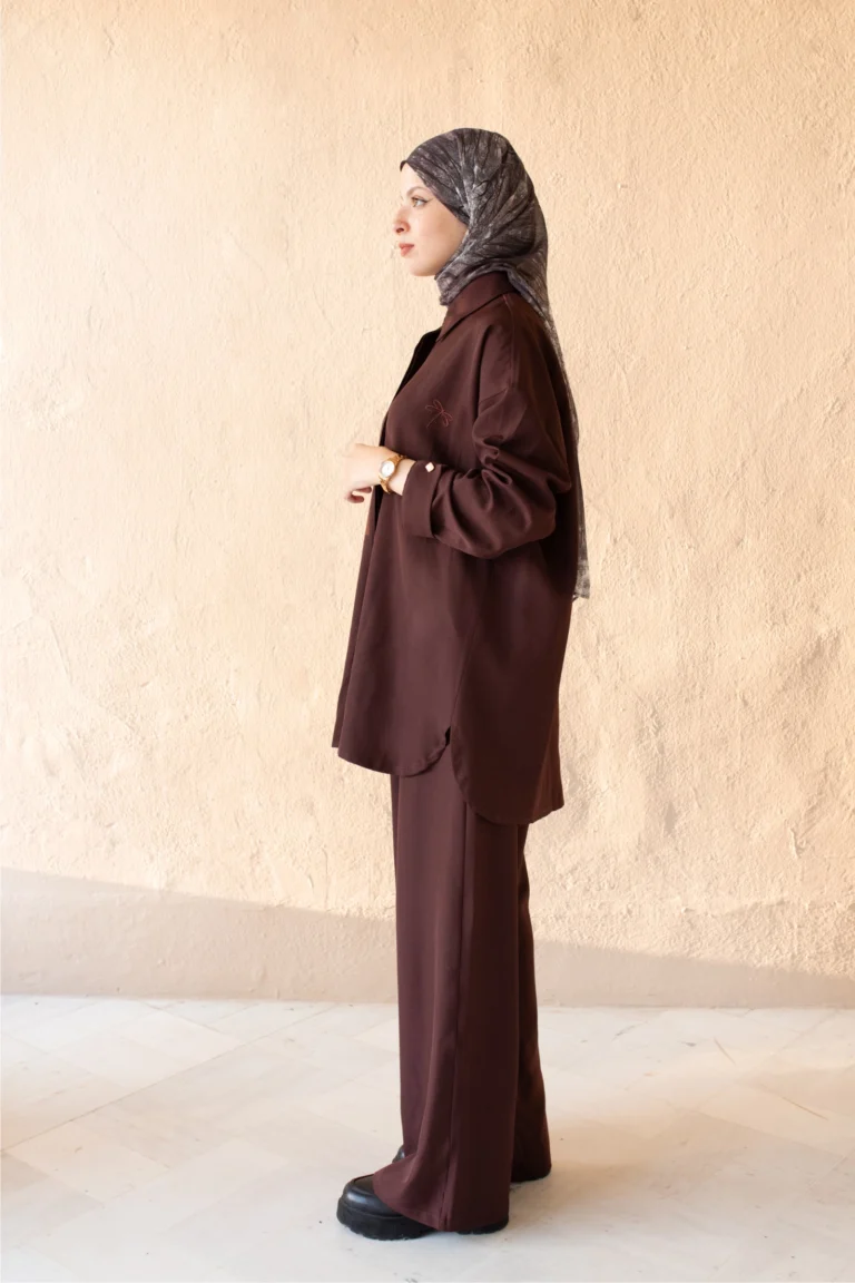 Ensemble Femme Voilée Marron perle