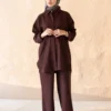 Modest Outfit Set Pearl Brown