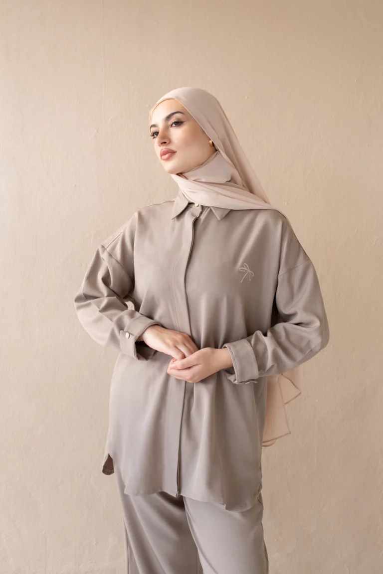 Ensemble Femme voilée Beige