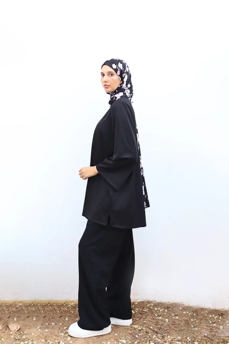 Pull Long Femme Col Chemise avec Zip