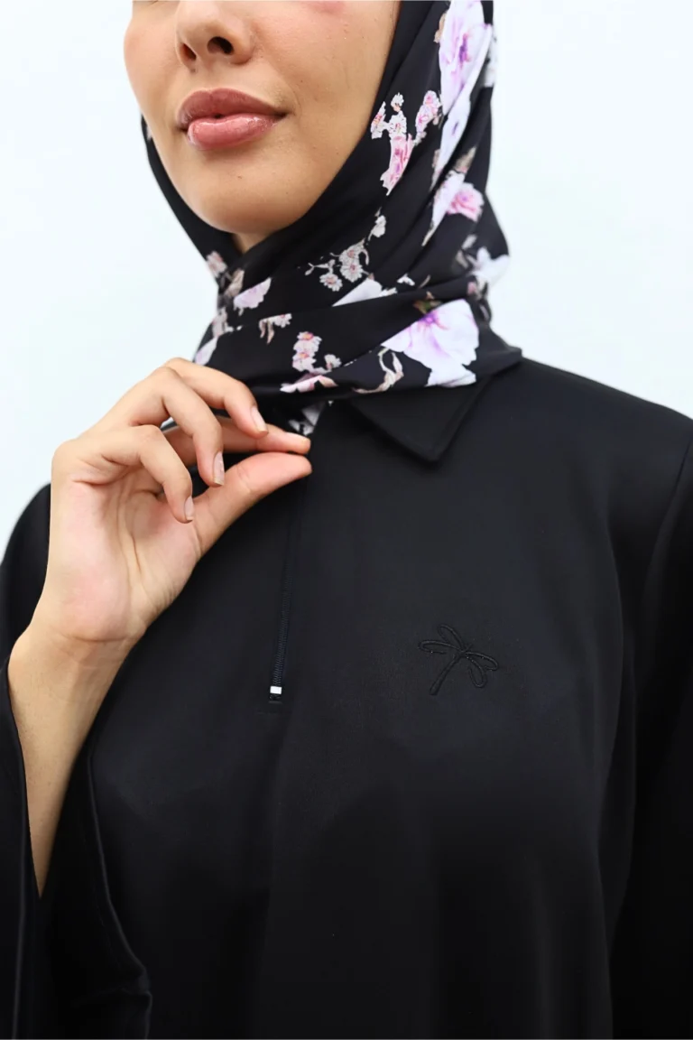 Pull Long Femme Col Chemise avec Zip MAYA