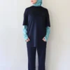 Modest Black Sports Top for Women