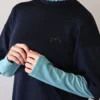 Modest Black Sports Top for Women