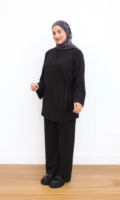 Women’s Knitwear Set Black Trend