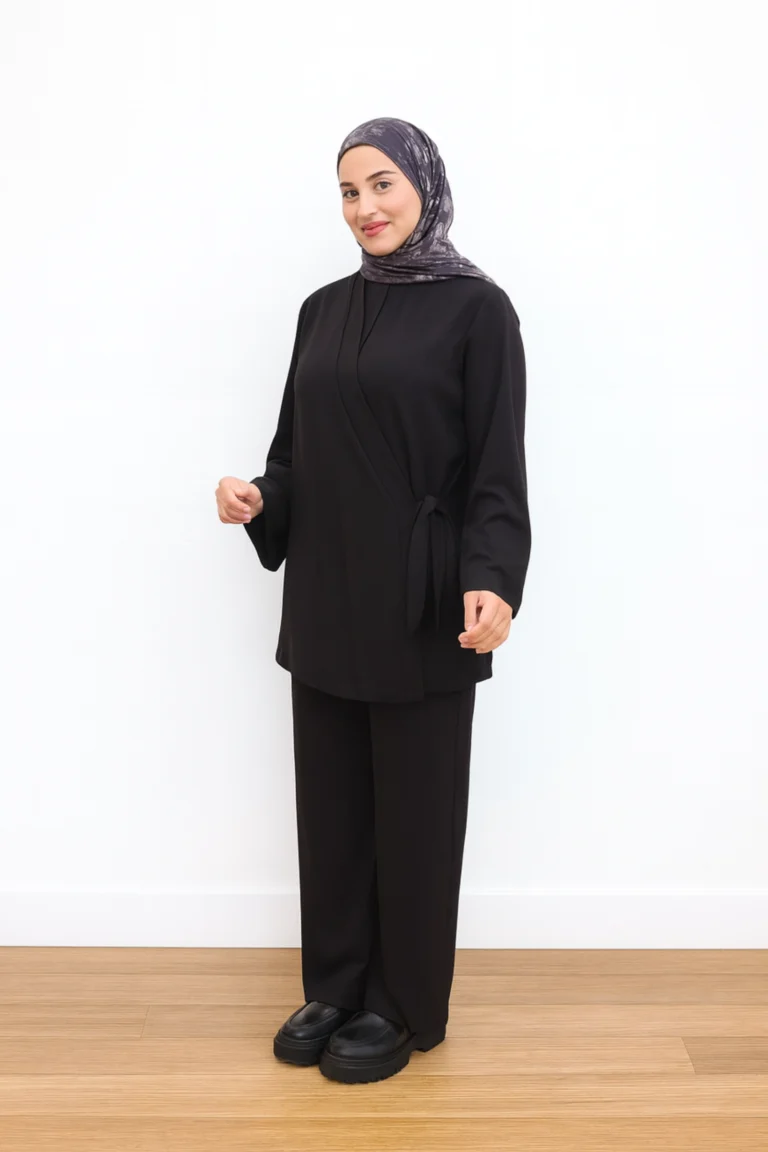 Women’s Knitwear Set Black Trend