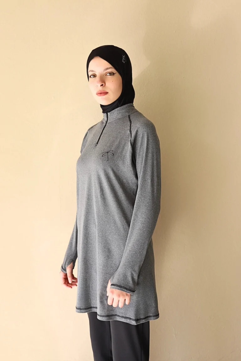 Pull De Sport Femme Gris Chiné