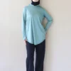 Pull Sport Femme Long Vert