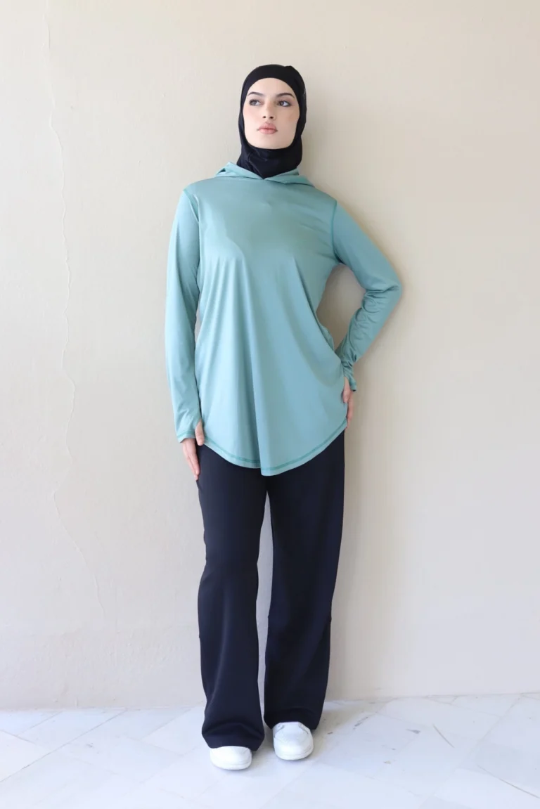 Pull Sport Femme Long Vert