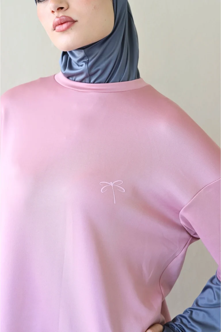 Pull de Sport Femme Voilée Rose