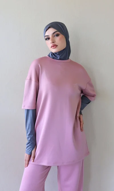 Pull de Sport Femme Voilée Audace Rose