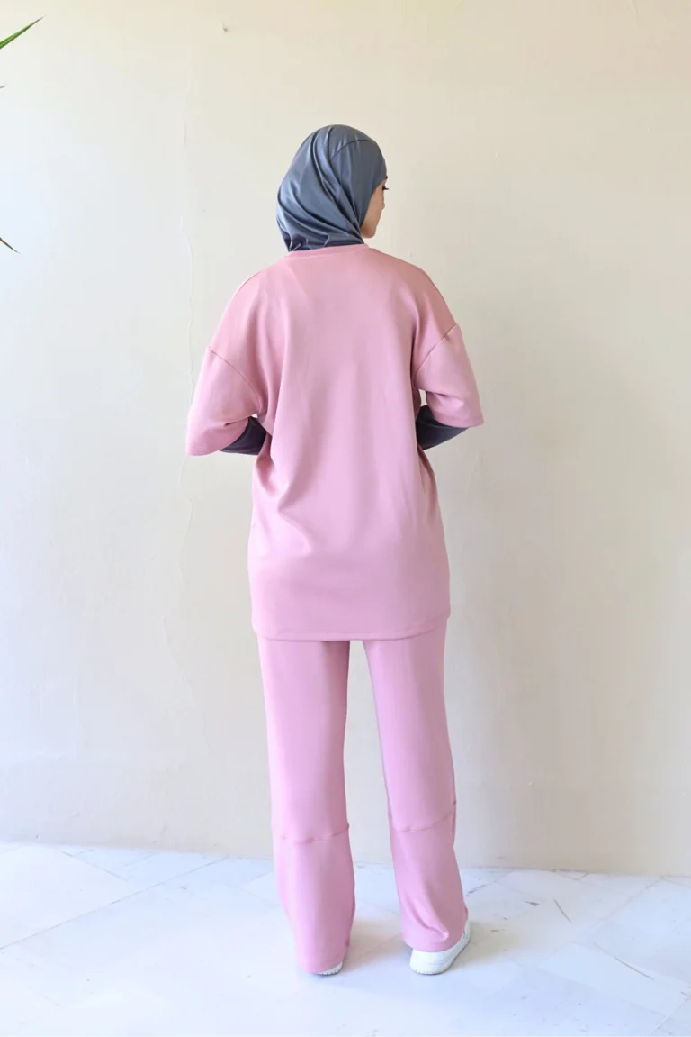 Pull de Sport rose Femme Voilée