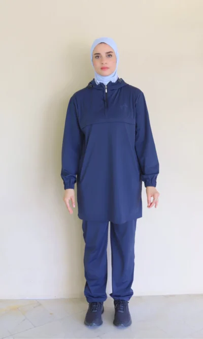 Survêtement Femme Voilée Bleu Audacieuse