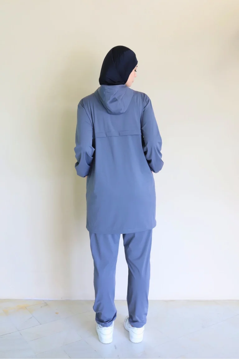 Survêtement Femme Voilée Gris dos