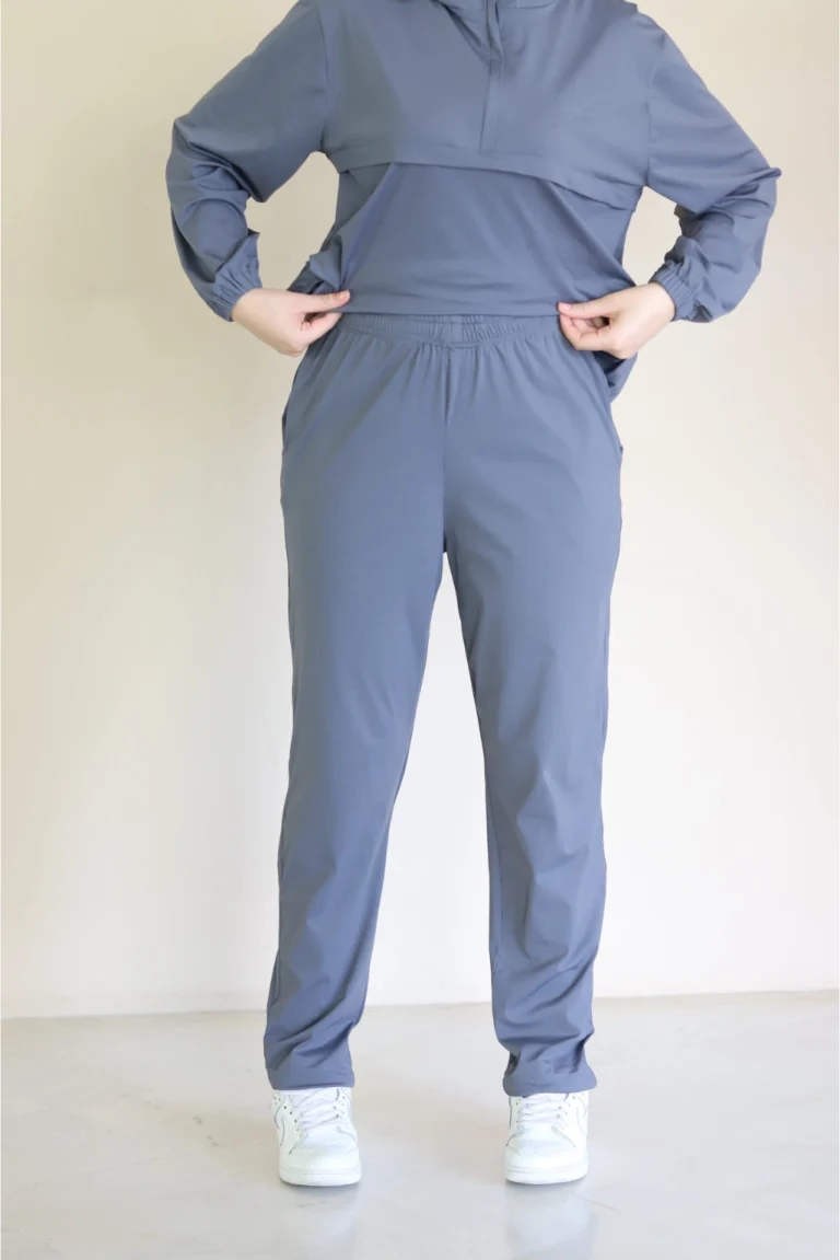 Survêtement Femme Voilée Gris pantalon