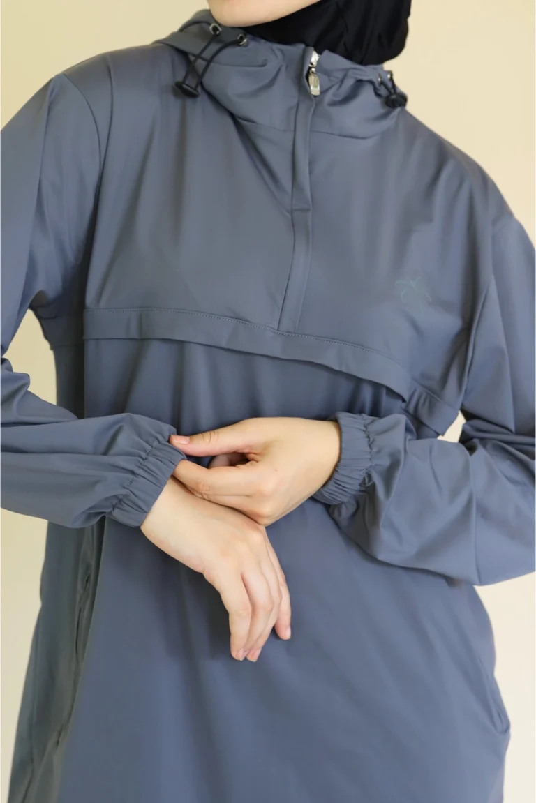 Survêtement Femme Voilée Gris poignet