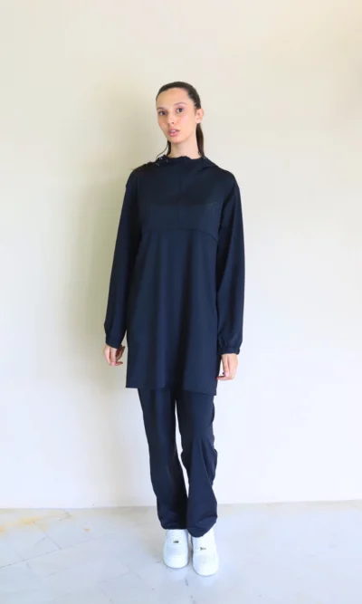 Survêtement Femme Voilée Noir Audacieuse