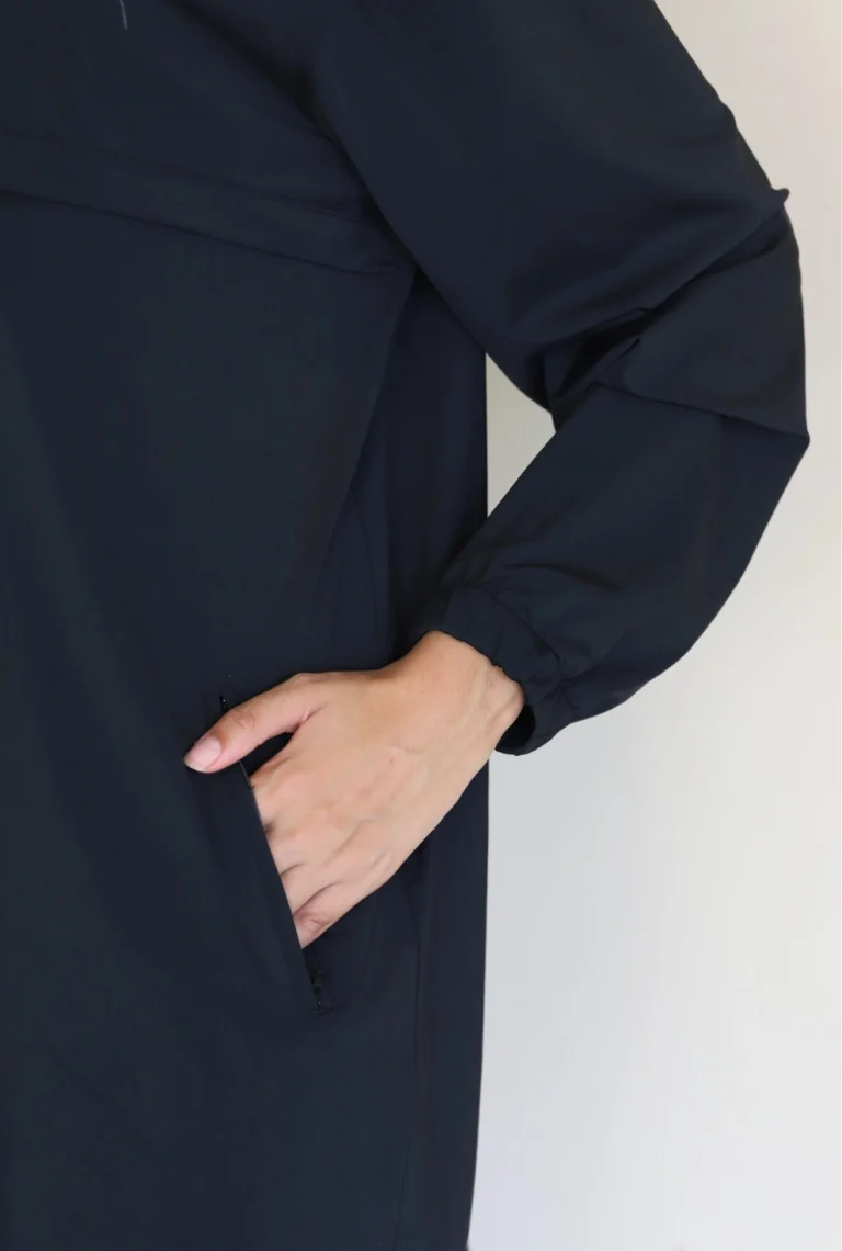 Survêtement Femme Voilée Noir detail poche