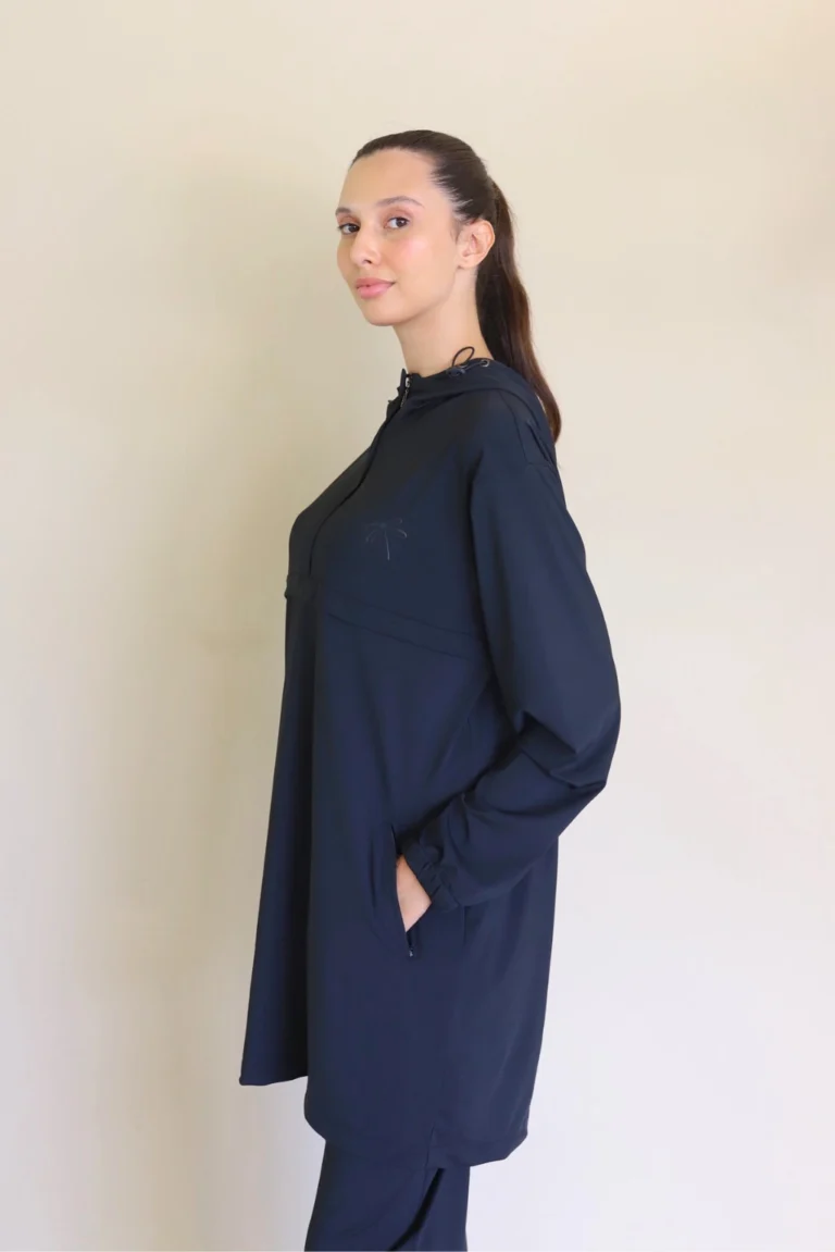 Survêtement Femme Voilée Noir zoomé