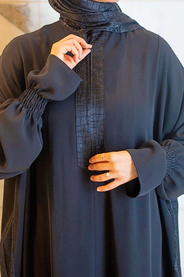 Tenue de prière noir zip