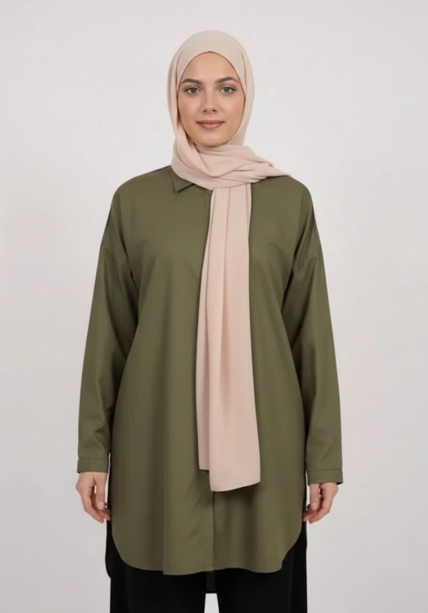 Foulard Chiffon Beige