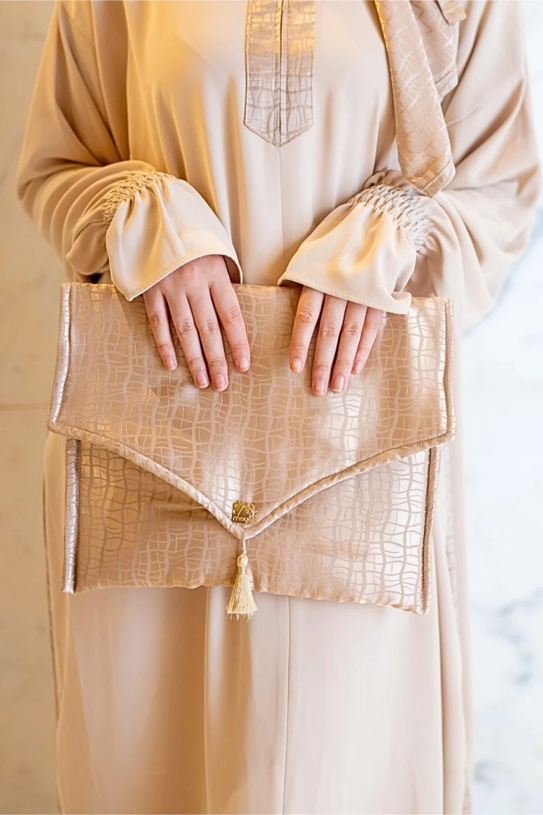 Tenue de Prière Beige avec pochette
