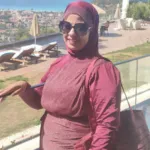 Burkini Swimsuit for Veiled Women Burgundy - Izar photo review