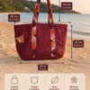 Sac de Plage Bordeaux dimensions