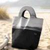 Black And White Beach Bag