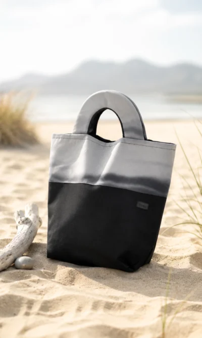 Black And White Beach Bag
