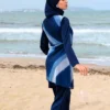 burkini femme bleu dos