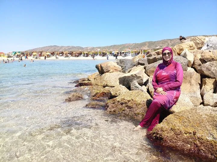 Click to view full screen Maillot de Bain Burkini 4 Pièces - Mirage Rose photo review
