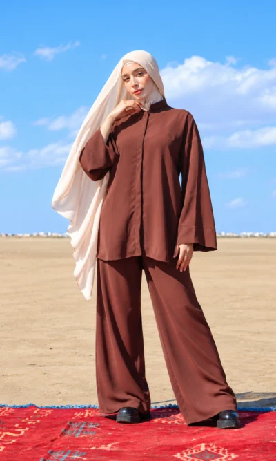 Ensemble Femme Marron Chocolat Grace