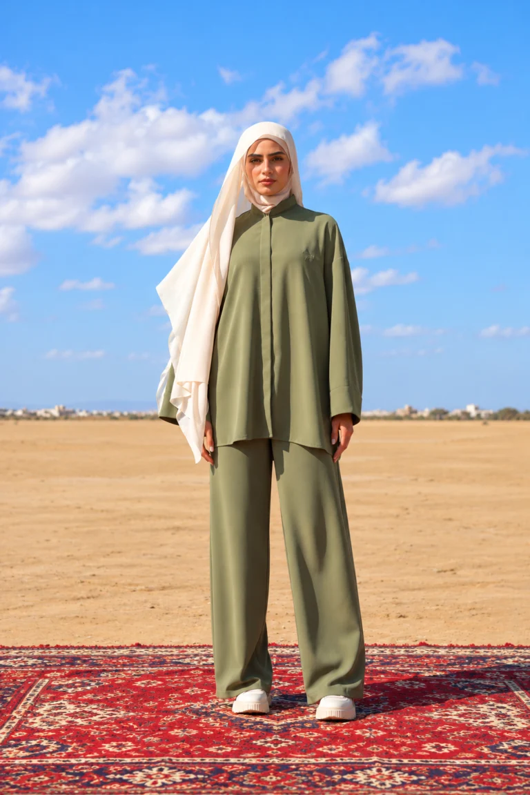 Ensemble Femme Vert Olive Grace