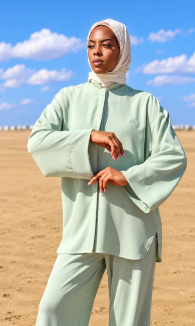 Ensemble Femme Vert Pastel Grace