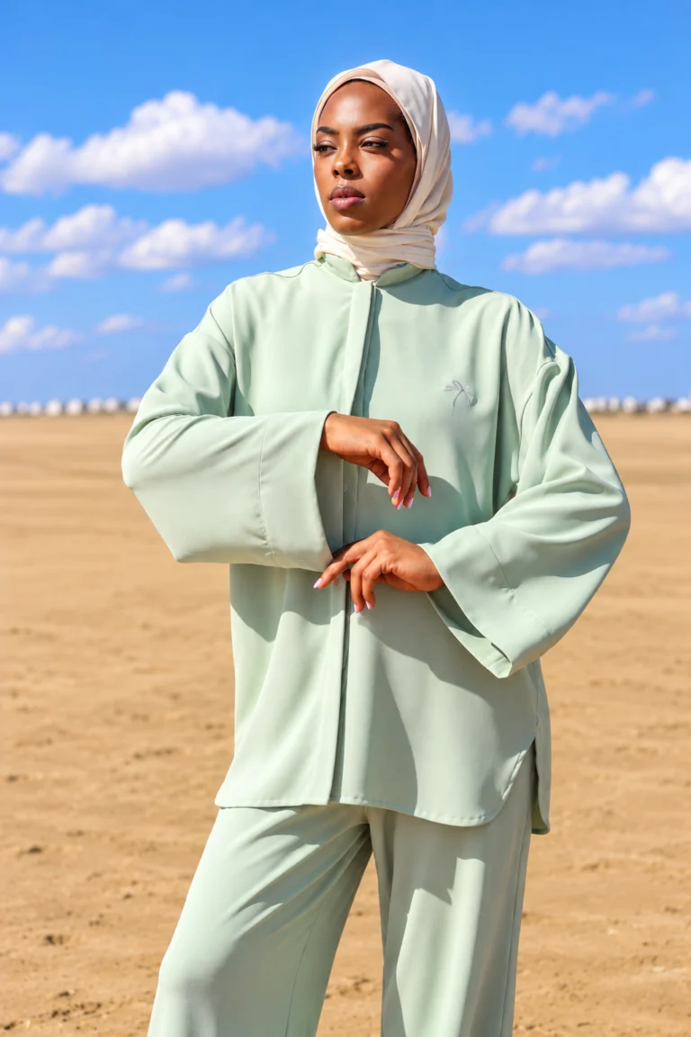 Ensemble Femme Vert Pastel Grace